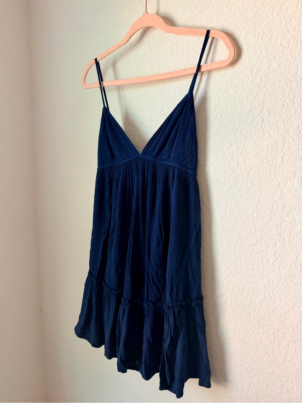 Garage Navy Blue Mini Dress